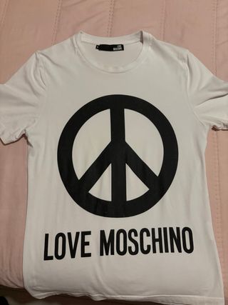 Camiseta Love Moschino Blanca Talla M