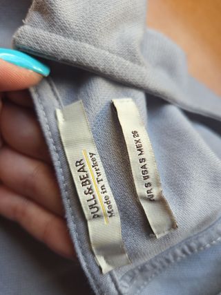 Mono gris falda pantalón