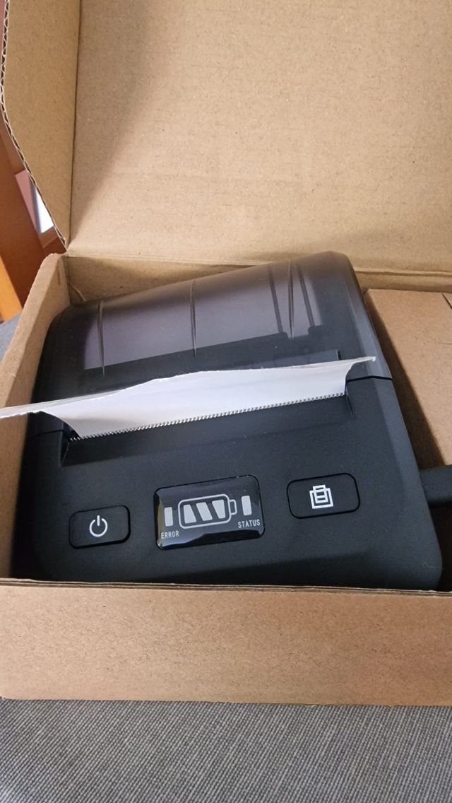 Impresora Térmica Portátil Recibos/Etiquetas