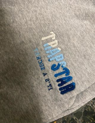 Trapstar Pantalón Corto Chándal Gris