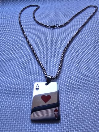 Collar As de Corazones 60cm