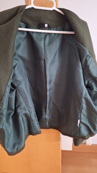 Chaqueta verde botones talla XL