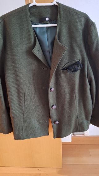 Chaqueta verde botones talla XL