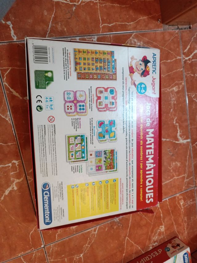 Juego Matemáticas Clementoni Catalán 4-6 años
