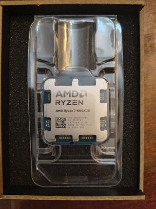 Procesador AMD Ryzen 7 9800X3D + AM5 Secure Frame 