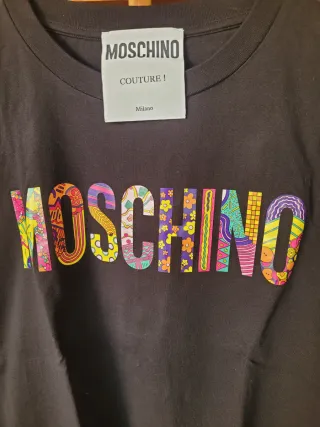 T-shirt Moschino donna nera