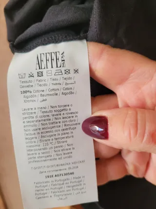 T-shirt Moschino donna nera