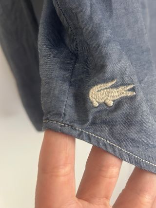 Camisa vaquera Lacoste mujer talla 42