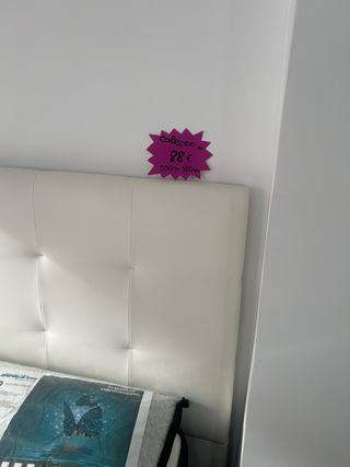 Cabecero blanco 110 cm