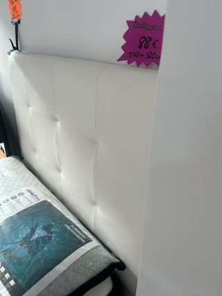 Cabecero blanco 110 cm