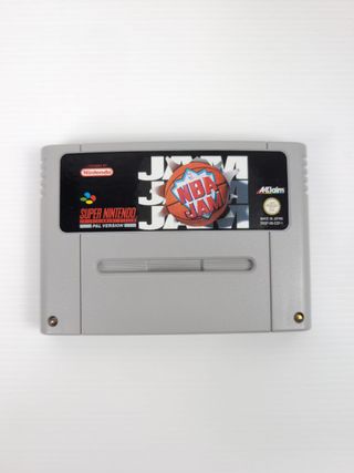 NBA JAM SNES PAL ESP Completo con Manuale Scatola