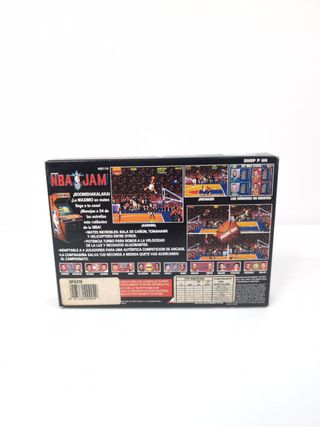 NBA JAM SNES PAL ESP Completo con Manuale Scatola