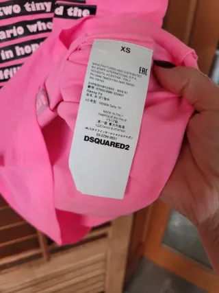 T-shirt DSQUARED2 Donna Pink Taglia S