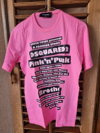 T-shirt DSQUARED2 Donna Pink Taglia S