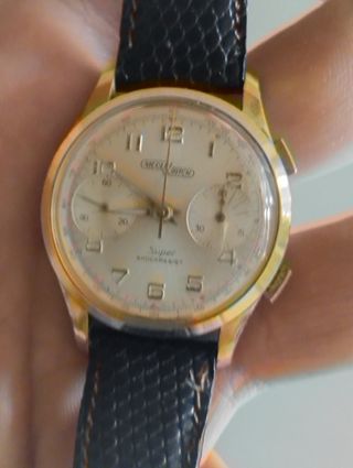 Reloj Nicolet watch Cronógrafo Dorado 33mm