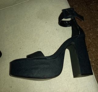 Sandalias de tacón ancho y plataforma