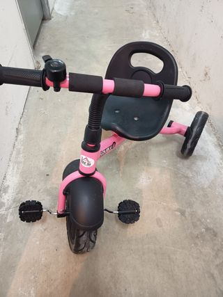 Triciclo infantil rosa