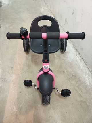 Triciclo infantil rosa