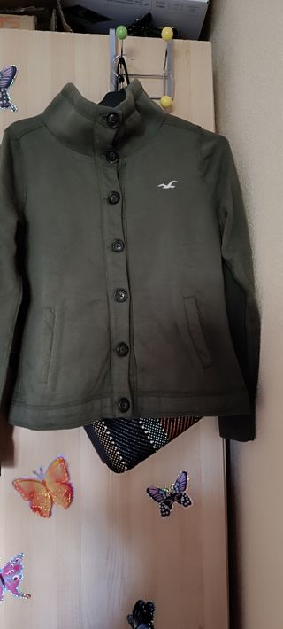 Chaqueta Hollister Verde Oliva