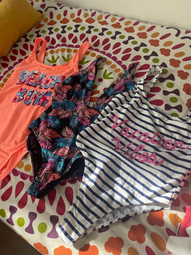 Lote 3 bañadores mujer