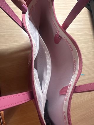 Bolso mini Lacoste rosa