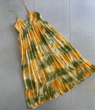 Vestido midi Pull&Bear Tie dye