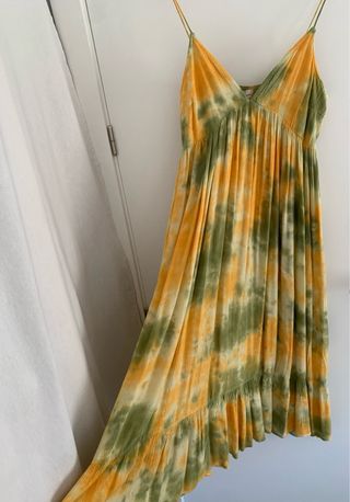 Vestido midi Pull&Bear Tie dye