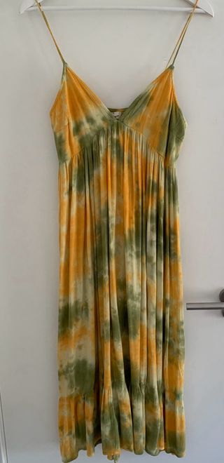 Vestido midi Pull&Bear Tie dye