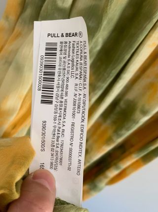 Vestido midi Pull&Bear Tie dye