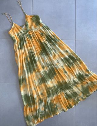 Vestido midi Pull&Bear Tie dye