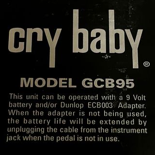 Pedal Wah Negro
