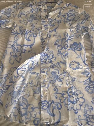 Camisa Massimo Dutti floral S
