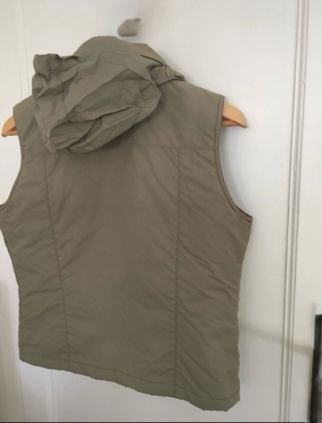 Gilet donna imbottito verde