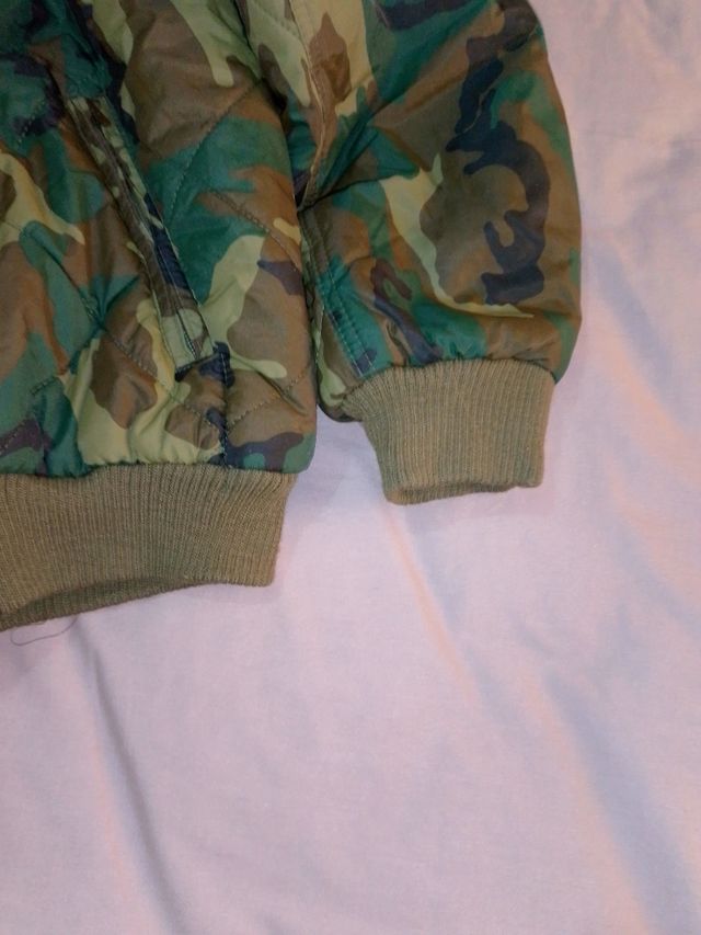 Chaqueta Bomber Militar Acolchada Camuflaje