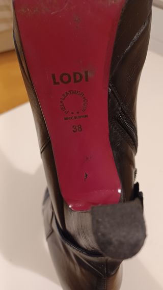 Botines Lodi Negros Tacón Plataforma