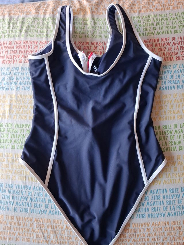 Bañador Fila azul y blanco