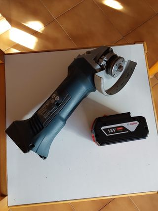 RADIAL AMOLADORA  BATERIA BOSCH MALETIN BOSCH BOXX