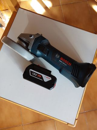 RADIAL AMOLADORA  BATERIA BOSCH MALETIN BOSCH BOXX