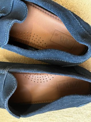 Mocasines niño azul marino talla 36