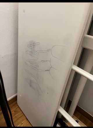Cama litera blanca