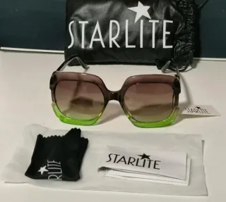 Gafas de Sol Starlite Marrón y Verde