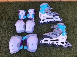 Patines Oxelo con protecciones Talla 35-38 