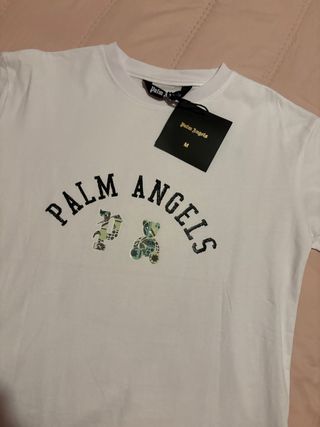 Camiseta Palm Angels Blanca Talla M