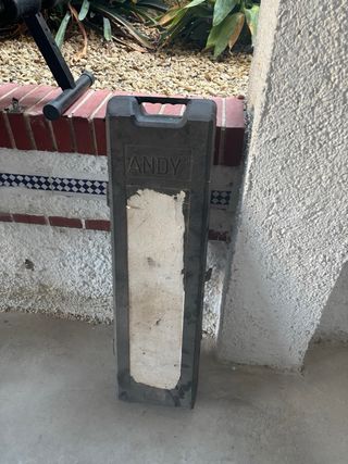 Lote gimnasio (bancos, pesas, maleta de pesas)