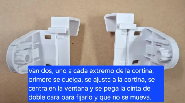 Estor enrollable DUO 55x150cm Kemmflix Blanco