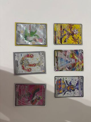 Lote de 6 Cartas Pokémon