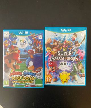 Juegos Wii U: Mario & Sonic y Smash Bros.