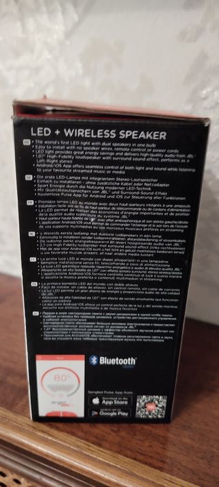 Bombilla Altavoz Bluetooth Sengled Pulse JBL