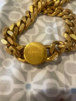 Collar Versace Medusa Dorado
