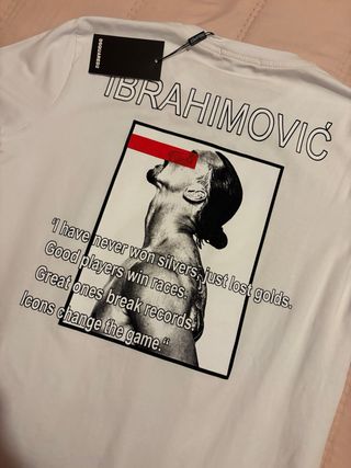 Camiseta Dsquared2 Blanca con Estampado
